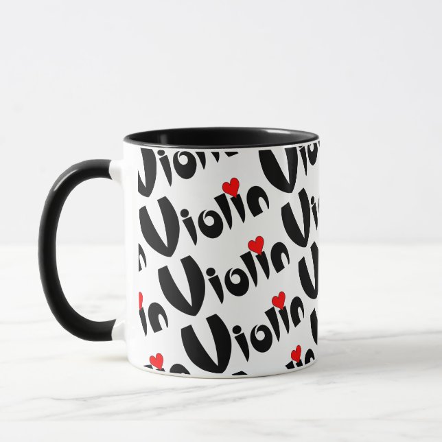 Mug Violin Heart  (Gauche)