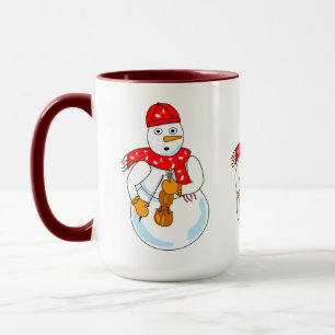 Mug Violon Snowman