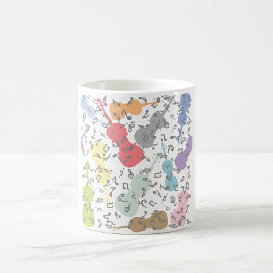 Mug Violons Et Notes Musicales