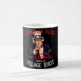 Mug VIRGINIA Vin a transformé mon Village de copine