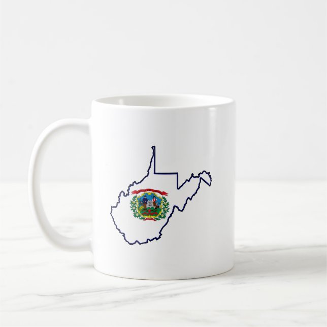 Mug Virginie-Occidentale (Gauche)