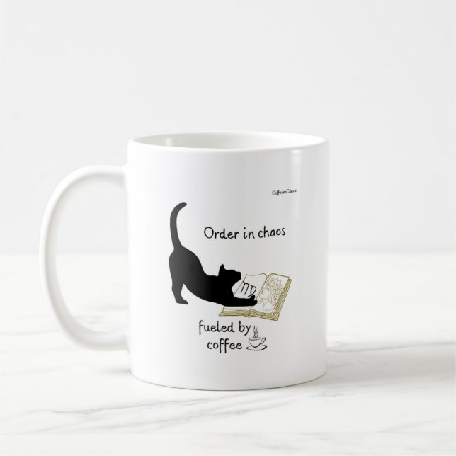Mug Virgo, Cats & Coffee Magic (Gauche)