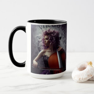 Mug Virgo Zodiac Musicien Cello