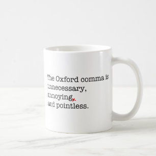 Mug Virgule d'Anti-Oxford