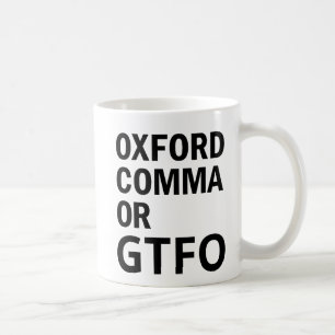 Mug Virgule d'Oxford ou GTFO