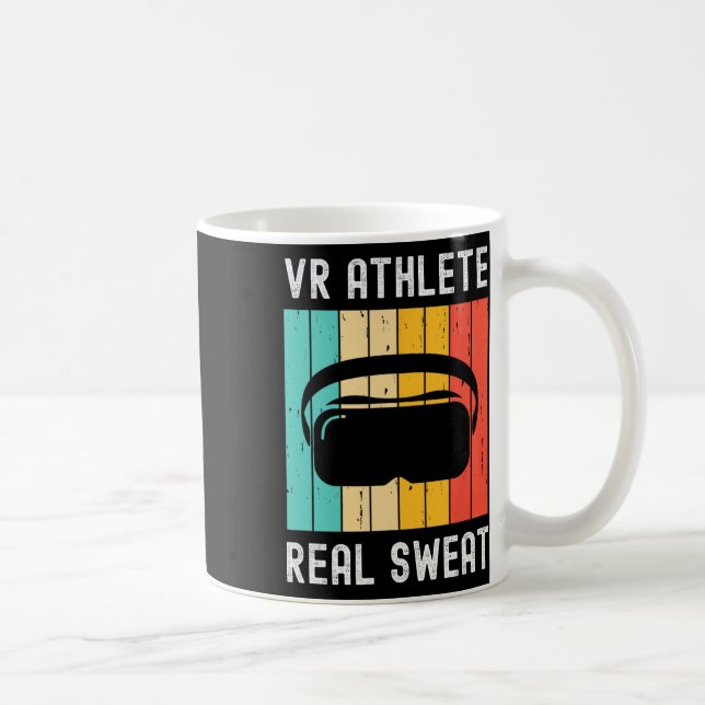 Mug Virtual Reality Athlete Geek Gamer Retro Vr Gaming (Droite)