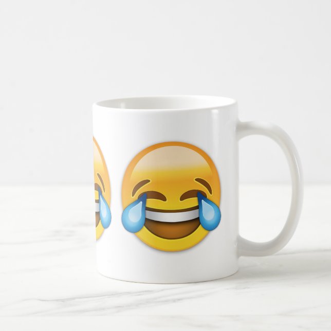 Mug Visage avec des larmes de joie Emoji (Droite)