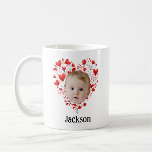 Mug Visage de bébé mignon personnalisé avec motif de c