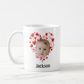 Mug Visage de bébé mignon personnalisé avec motif de c