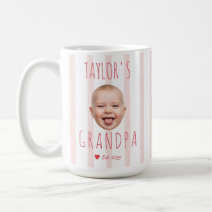Mug Visage de bébé personnalisé Grand-père Photo Rayur