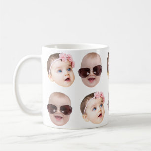 Mug Visage de bébé personnalisé Photo Fête des Pères N