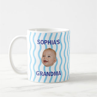 Mug Visage de bébé personnalisé Premier petit-enfant N