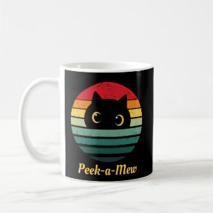 Mug Visage de Chat Mignon Peek a Mew