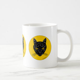Mug Visage de chat noir