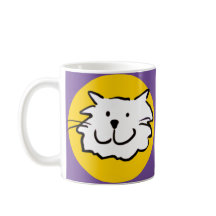 Visage de chat souriant