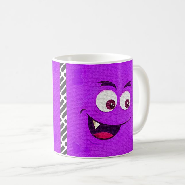 Mug Visage de dessin (Devant droit)