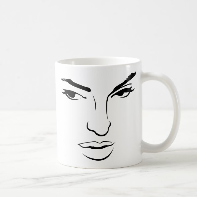 Mug Visage de Femme (Droite)
