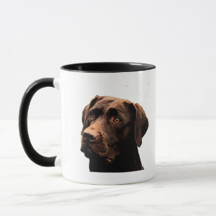Mug visage de laboratoire de chocolat