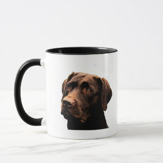 Mug visage de laboratoire de chocolat