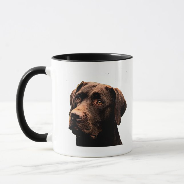 Mug visage de laboratoire de chocolat (Gauche)