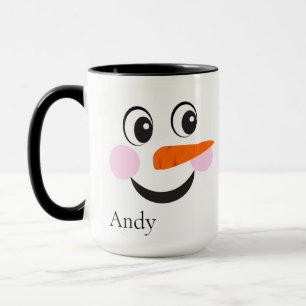 Mug Visage de motoneige personnalisé moderne