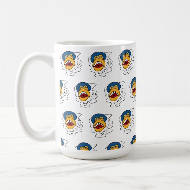 Mug Visage de singe souriant (Gauche)