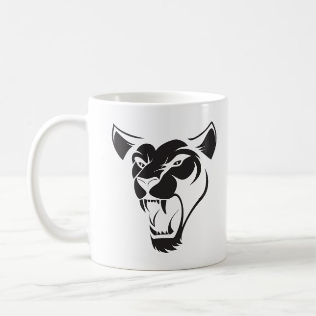 Mug Visage du lion en colère (Gauche)