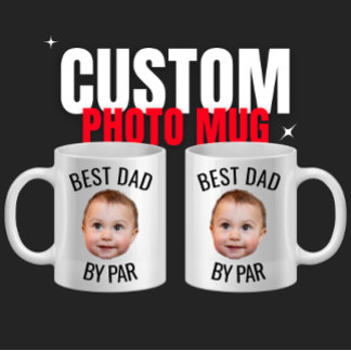 Mug Visage Personnalisé Meilleur Papa Par Papa Personn