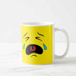 Mug Visage pleurant triste superbe Emoji