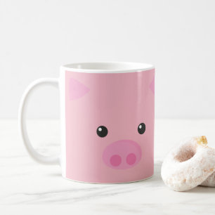 Mug Visage porcin rose