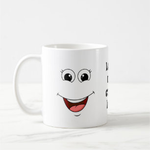 Mug visage riant joyeux
