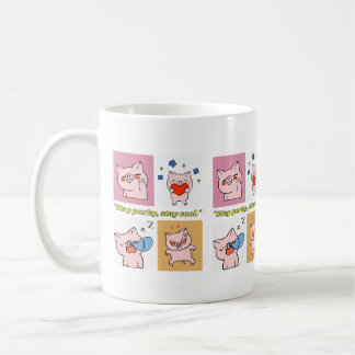 Mug visages de citation de cochon