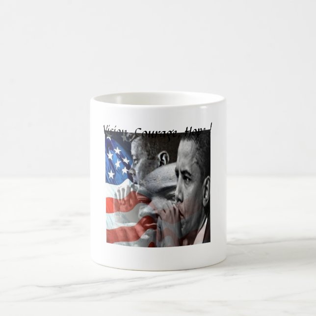 Mug Vision, courage, espoir ! , Vision, courage, (Centre)