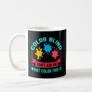 Mug Visions des lunettes de test de couleur aveugle