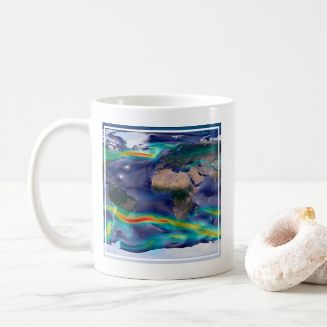 Mug Visualisation Des Vents Mondiaux. (Avec donut)