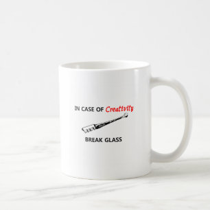 Mug Vitesse d'artiste en verre souillé
