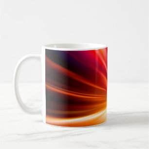 Mug vitesse sur la nuit road abstract, arrière - plan,
