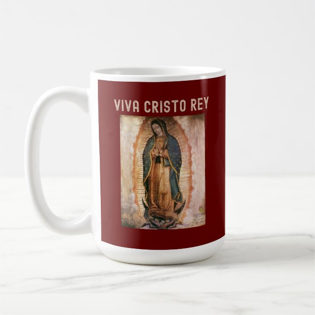 Mug Viva Cristo Rey Cristeros catholiques (Gauche)