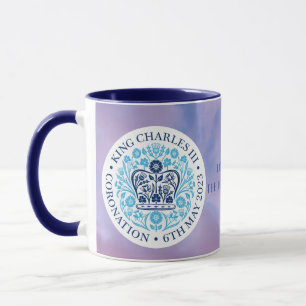 Mug Vive Le Roi et la Reine - Coronation. Modifiable.