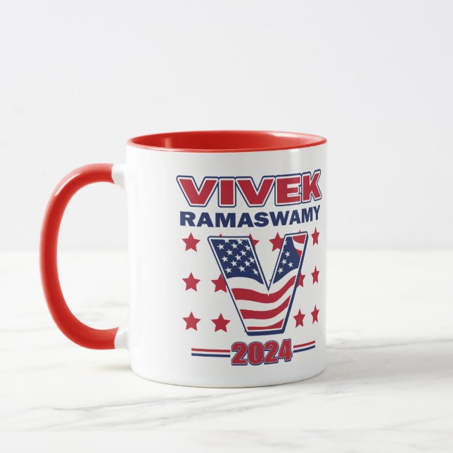 Mug Vivek Ramaswamy, président (Gauche)