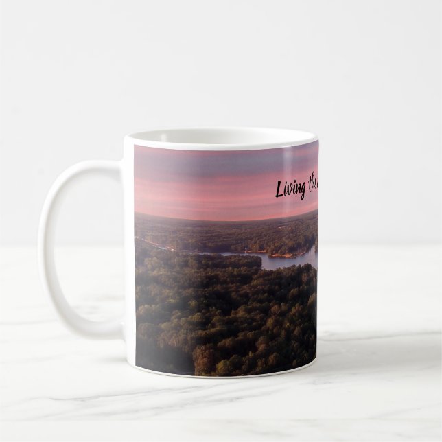 Mug Vivre la vie au lac Royale (Gauche)