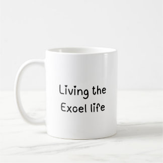 Mug Vivre la vie Excel Excel Deux tons