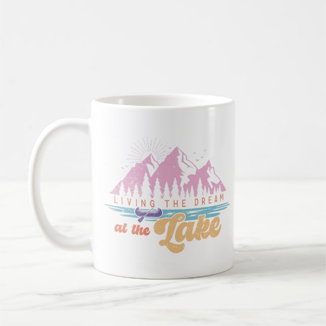 Mug Vivre Le Rêve Au Lac (Gauche)