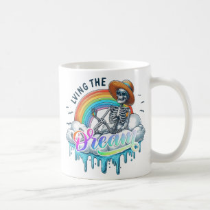 Mug Vivre le rêve - Squelette