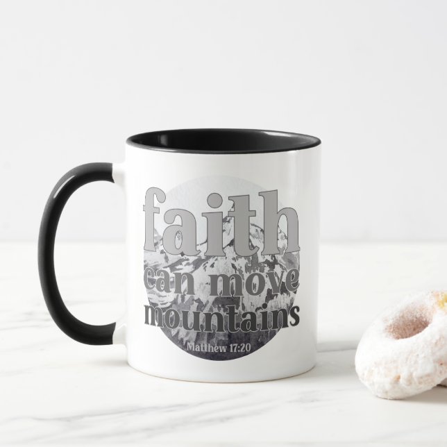 Mug Vivre par la foi (Avec donut)