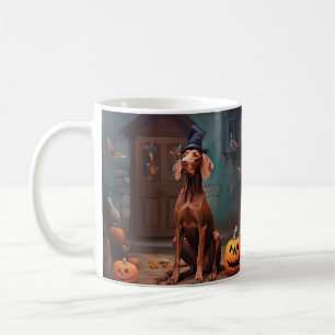 Mug Vizsla Potirons Halloween Effrayant