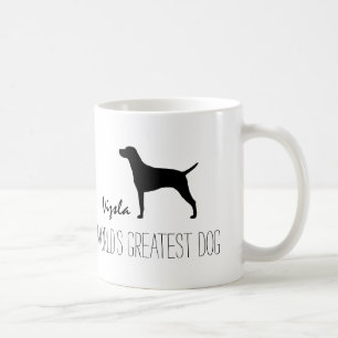 Mug Vizsla Silhouette le plus grand chien du monde P