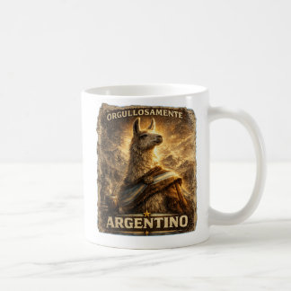 Mug VLLC Orgullosamente Argentino Llama Mate Patriotic
