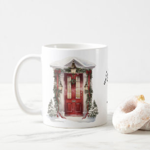 Mug Vœux d'entreprise pour les fêtes modernes