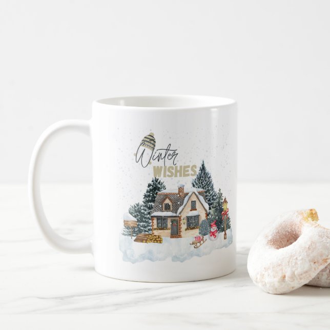 Mug Voeux d'hiver (Avec donut)